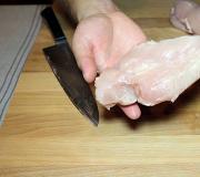 Trinn-for-trinn oppskrift på dampede kyllingkoteletter